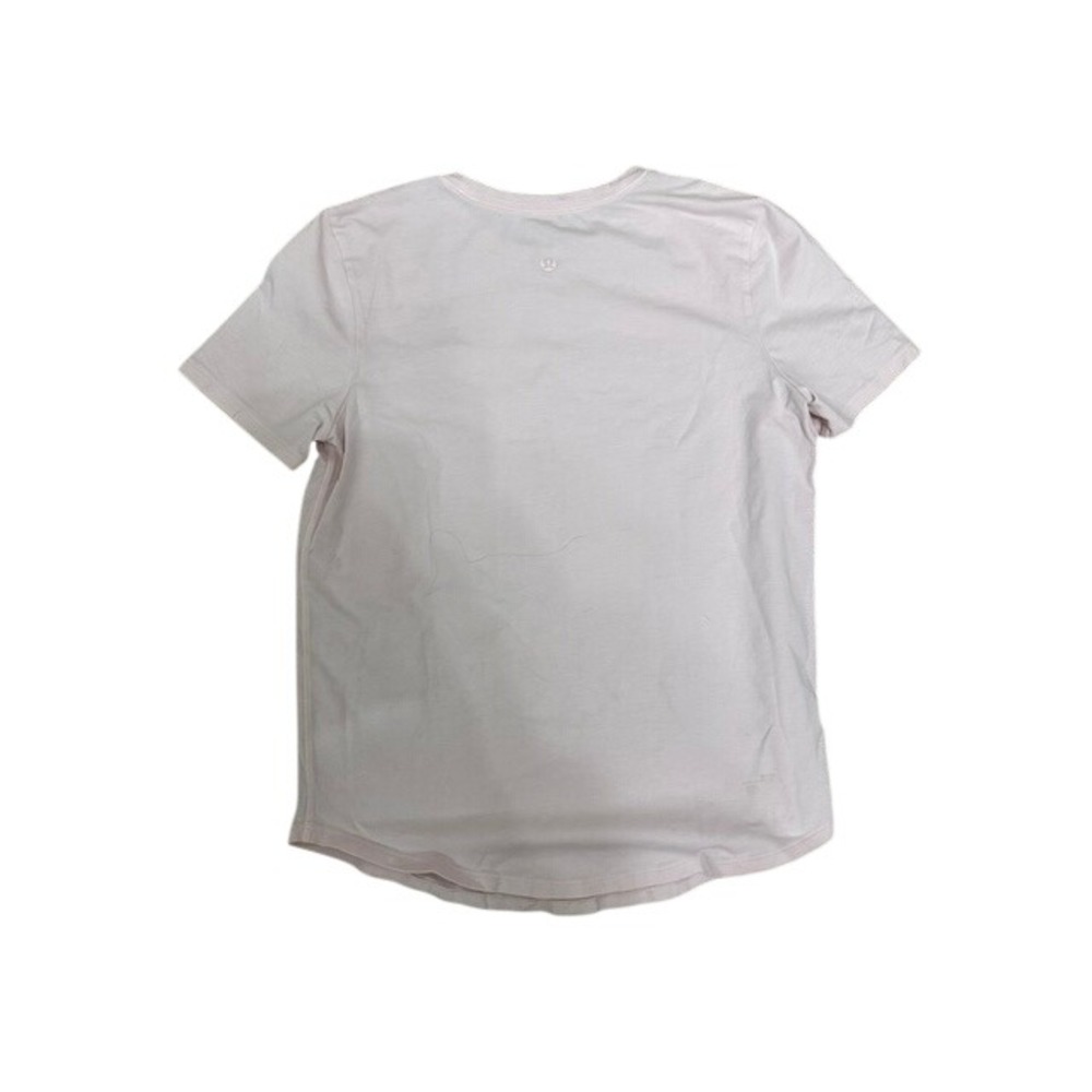 Lululemon Love Crewneck Short Sleeve T-Shirt Pink Activewear Top Womens Size 6 - Picture 6 of 6